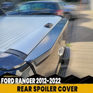 Copertura Spoiler Posteriore per Ford Ranger 2012-2022 WILDTRAK Raptor XLT, Protezione Portellone Nero Opaco, Accessori Auto