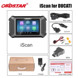 OBDSTAR iScan per strumento diagnostico moto DUCATI Supporto programmazione IMMO