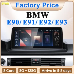 STWEI Nuovo ID6 ID7 ID8 UI Sistema Android Wireless Carplay AUTO Per BMW Serie 3 E90 E91 E92 E93 GPS Lettori Video per auto GPS NAVI