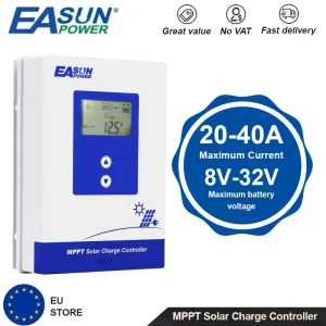 Easun MPPT 60A 40A 20A Regolatore di carica solare 12V 24V 36V 48V Batteria Pannello solare IP21 Supporto Lifepo4 Li
