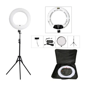 Lampada ad anello da 18 pollici con treppiede 96W Selfie Light per salone di bellezza Tattoo Yidoblo FD480 Photo Studio Video Light CRI95+