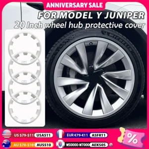 Per Tesla Modello Y Juniper 2025 20 Pollici Cerchione Mozzo Ruota Protezione Patch Protezioni Ruota Protezione Della Copertura Accessorie Auto Esterno ABS