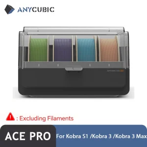 Anycubic ACE Pro Per Kobra S1/Kobra 3/Kobra 3 MAX Scatola di Filamenti di Essiccazione Automatica Supporto di Backup Stampa a 4 Colori