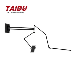 TAIDU Lampada da parete a LED montata regolabile per tatuaggi con supporto per tablet, applique da parete, telecomando, luce per stanza a LED, attrezzatura per tatuaggi