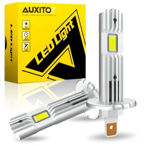AUXITO 2 Pz H1 Lampadine A LED Senza Errori Auto Faro per Renault Captur Duster VW Ford Fiesta Focus Honda Civic CRV Mazda 6 Hyundai
