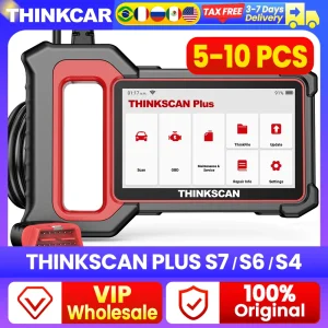 5/10 Pezzi THINKCAR Thinkscan Plus S7 S6 S4 Scanner OBD2, Strumenti Diagnostici per Auto, Attrezzo di Diagnosi Automobilistica