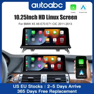 2025 Nuovo 1920*720 Wireless Carplay Android Auto Car Display Multimediale Per BMW X5 X6 E70 E71 2007-2013 CCC CIC Touch Screen