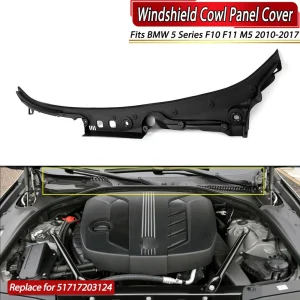 Per BMW F10 F11 Parabrezza Cowl Pannello di Copertura 5 Serie 528i 535d 550i 2010-2017 Parabrezza Anteriore Fiera Acqua Pezzo Accessori Auto