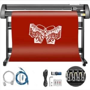VEVOR 1350mm Plotter Vinile Macchina da taglio Corte Plotter Plotter da taglio in vinile Autocad Stampa di pellicola per pubblicità fai da te 53 pollici