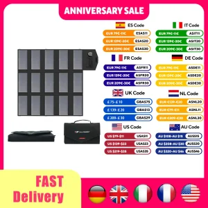 ALLPOWERS 100W 18V 12V pannello solare portatile caricabatteria solare pieghevole per Laptop centrale elettrica da viaggio campeggio