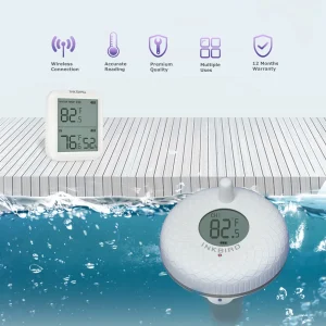 INKBIRD 3 tipi di termometro per piscina Wireless per esterni controllo Bluetooth per interni Monitor di temperatura digitale accurato per Spa