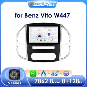 Autoradio Android per Mercedes Benz Vito W447 2014 – 2021 Carplay Car Multimedia GPS Auto Android 6115 Lettore per auto intelligente