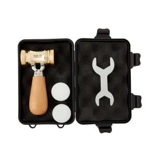 KM-18 lavorazione del legno martello scalpello in ottone con teste intercambiabili Punch Hammer strumento di formatura del metallo per artigianato fai da te arte di HONGDUI