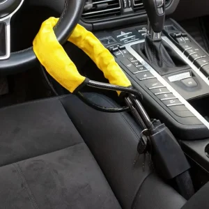 Blocco del volante dell’auto blocco del volante dell’auto antifurto blocco del volante blocco della cintura di sicurezza per auto camion Suv