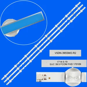 Striscia di retroilluminazione a LED per UE40J5200AW UE40J5000 UE40J5300 V5DN-395SM0-R2 R3 BN96-37622A LM41-00355A 00121X 2015 SVS39.5 FCOM