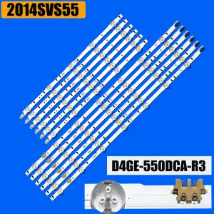 Striscia di retroilluminazione a LED per UE55J5100 UE55J5500 UE55J5200 UE55J5600 UE55J6250SU UE55J6202AK UE55H6500ST UE55H6620 UE55H6470
