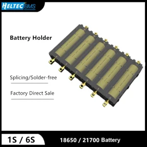 Slot per batteria impiombabile/custodia per batteria 21700/18650/supporto per scatola batteria al litio senza saldatura pilastro elettronico in rame ad alta corrente