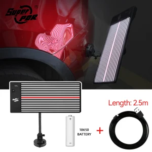 Super PDR Line Board Lamp Tools Dent rimuovi Wire Light Board Dent riflettore strumenti di riparazione auto depressione riparazione Assist lampada a LED