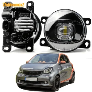 2 Pezzi Lente LED Fendinebbia 30W H11 Auto Paraurti Anteriore Gruppo Lampada Della Nebbia Per Smart Forfour (W453) 2014 2015 2016 2017 2018 2019