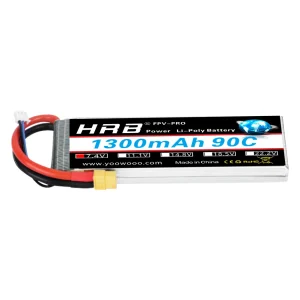 Batteria Lipo HRB 2S 7.4V 1300mah 90C per RC Auto RC Camion RC Truggy RC Aereo UAV Drone