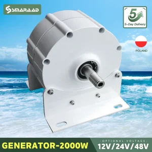 PMG 2000w generatore di Turbine eoliche 12V 24V 48V 500 Rpm AC DC Power Magnetic dinamo turbina ad acqua idro alternatore energia libera