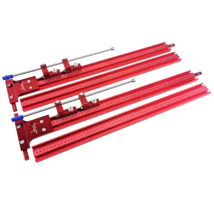 Sistema di guida parallela in lega di alluminio di tipo mm/pollici per tagli ripetibili per binario per sega a binario adatto per utensili per la lavorazione del legno Festool