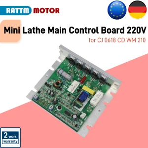 【DE Stock】Mini Tornio Scheda di Controllo Principale 220V per CJ 0618 CD WM 210 Tornio Regolatore di Velocità Scheda Controller 182 Circuito 0618A