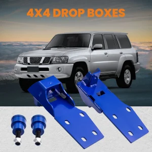 KIT LIFT SUSPENSION SCATOLE DROP SCATOLA DROP 3″ – 5″ POLLICI Per NISSAN PATROL GQ GU 4WD