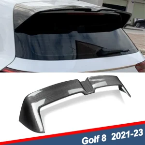 Per Volkswagen Golf 8 MK8 GTI 2021-ON Carbon Look posteriore Roof Top Trunk Spoiler Wing Lip