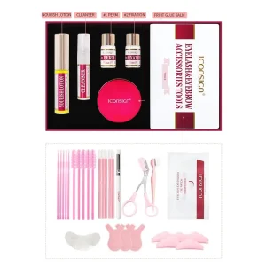 Dropshipping Kit di sollevamento delle ciglia 2 in1 Kit di sollevamento rapido per ciglia e sopracciglia che dura 6-8 settimane strumenti per il trucco del potenziatore del Mascara