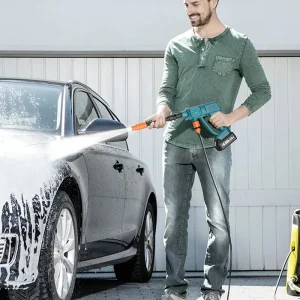 Idropulitrice a batteria compatibile con batteria Makita da 18 V, idropulitrice portatile, lavatrice per auto leggera e senza fili