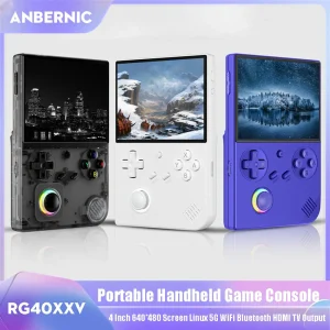 ANBERNIC RG40XXV Portable Handheld Game Console 4” 640*480 Screen Linux System Video Game Player 5G WiFi Bluetooth HDMI Output