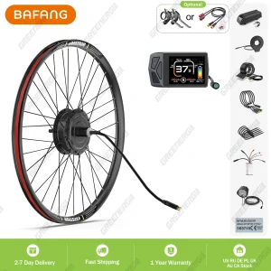 Bafang 500W Kit EBike motore mozzo ruota motrice posteriore bici elettrica motore Brushless Kit di conversione bicicletta 20Ah 17.5Ah 13Ah batteria