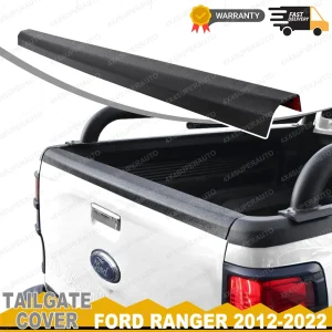 Copertura del Portellone Posteriore per Ford Ranger 2012-2022 PX PX2 PX3 XLT T6 T7 T8 XLS, Protezione del Profilo Nero Opaco, Accessori Auto