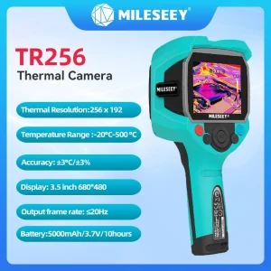 Mileseey TR256 Termocamera a Infrarossi 256*192 -20°C ℃ -500 ℃   Palette di sei colori con messa a fuoco automatica e temperatura ad alta precisione
