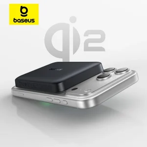 Baseus Qi2 Banca di potere magnetica 10000mah 15W Ricarica wireless 22,5W Carica cablata Qi2-certificata per iPhone 16 15 14 13 12 Pro Max