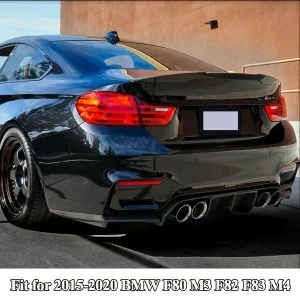 MagicKit PSM Style 3PCS diffusore posteriore Lip nero lucido per BMW F80 M3 F82 M4 2015-2020