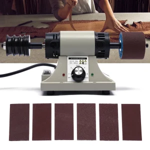 Lucidatrice per lucidatura della pelle 350W Lucidatrice per pelle 0-8000 giri/min