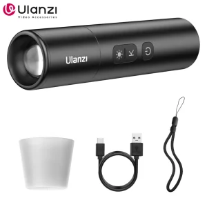 Ulanzi LM07 Torcia per videografia 2000mAh 2000K-8000K Luce video bicolore per illuminazione interna ed esterna Luce d’ambiente