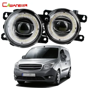 2 pezzi gruppo fendinebbia per auto LED Angel Eye Daytime Running Lamp DRL 30W H11 per Mercedes Benz Citan W415 2012-2021