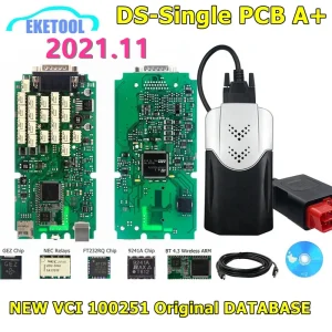 2021.11 Aggiornamento Firmware NUOVO VCI Strumento di riparazione auto TCS PRO + Multidiag BT 4.3 Sigle PCB 9241A 2017/R3 Keygen AUTO/TRUCCHI