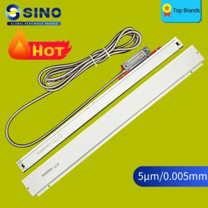 Encoder ottico SINO KA300 5um TTL 5V 520 570 620 670 720 770 820 Scala lineare in vetro per fresatrice Tornio