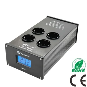 Rumore audio Filtro di alimentazione CA Condizionatore di potenza Purificatore di potenza Protezione contro le sovratensioni con prese UE Multipresa MATIHUR e-TP40E