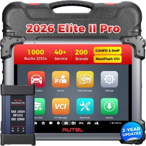 Autel MaxiSys Elite II Pro Scanner Automotivo Elite 2 Pro 2 anni di aggiornamento J2534 ECU Strumento di riproduzione Motore TruSpeed Riparazione