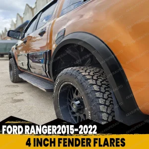 4 “Parafango Flares Arco Ruota Per Ford Ranger Wildtrak XLT XLS XL T7 T8 2015-2022 Street Style Parafanghi Doppia Cabina Accessori Auto