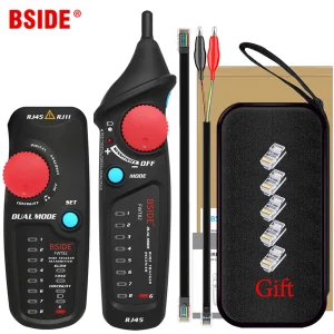 Tester per cavi di rete Tracker per cavi BSIDE FWT82/81 Professionale RJ45 RJ11 Toner telefonico Ethernet LAN Tracer Rivelatore Line Finder
