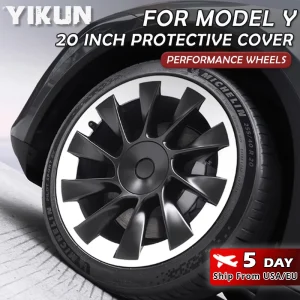 Per Tesla Modello Y 20 Pollici Cerchione Mozzo Ruota Protezione Patch Protezioni ABS Ruota Guard Coperture Accessori Auto Esterno 2018-2024