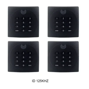 Controllo accessi interfaccia Wiegand 125kHz EM o 13.56MHz lettore di schede Mifare IP64 impermeabile DC6-14V