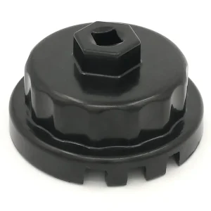 Tappo Filtro Olio Chiave di Rimozione di 64 Millimetri 14 Flauto per Scion di Toyota Lexus 2.5L-5.7L Motori W/Cartuccia stile Alloggiamento