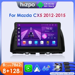 Hizpo 7862 Android 13 multimediale per auto per Mazda CX5 CX-5 2012-2015 10.1 “Vio Player Autoradio GPS Navi Stereo 2din Unità principale BT